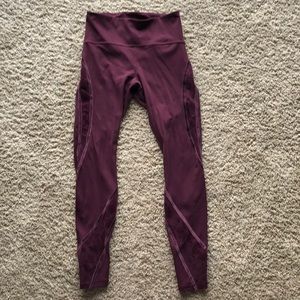 Lululemon Wunder Under Flocked High-Rise Tight 28”